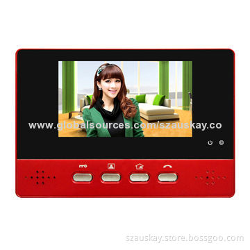 Video Intercom System, High-resolution, Low-power Consumption, 4.3-inch TFT with Competitive Price